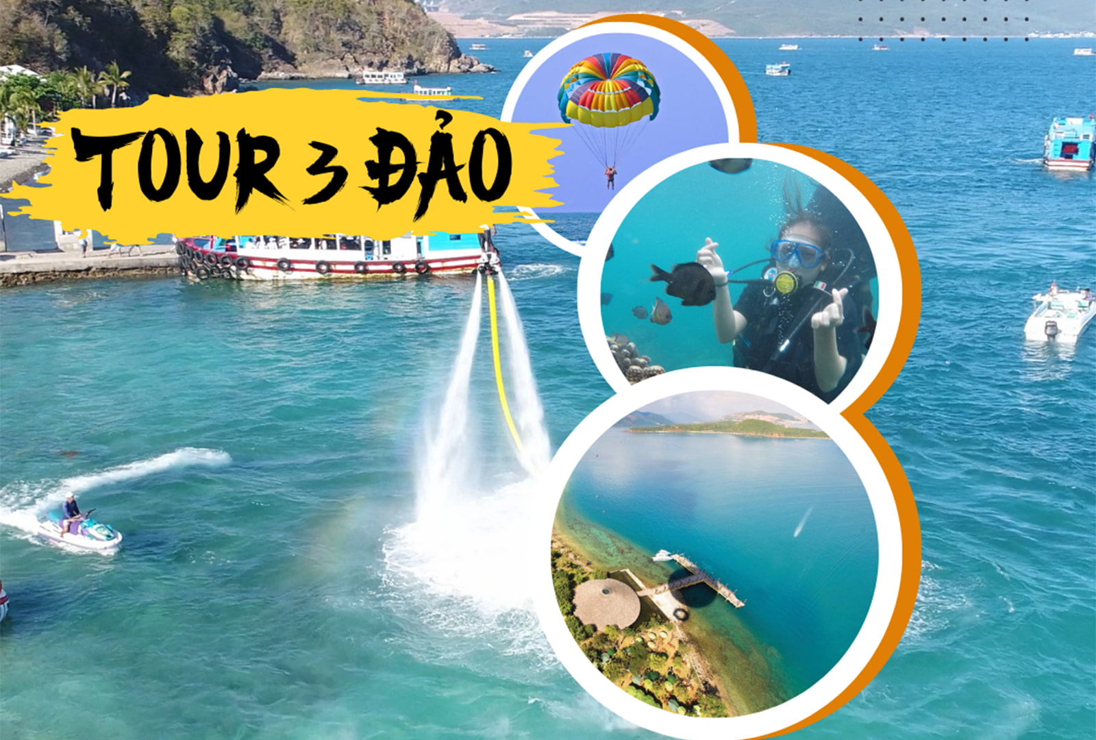 Tour 3 Đảo Deluxe : Vịnh San Hô – Làng Chài – Bãi Tranh - TOUR DU LỊCH ...